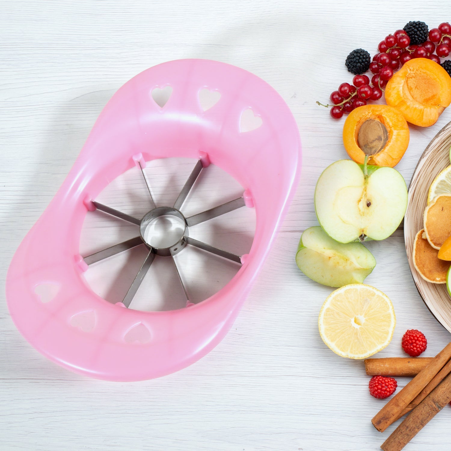 8187 Multi Purpose Fruit Slicer Apple Cutter Regular With 8 Stainless Steel Blades Apple Slicer (1 Pc) 8187 Multi Purpose Fruit Slicer Apple Cutter Regular With 8 Stainless Steel Blades Apple Slicer (1 Pc)